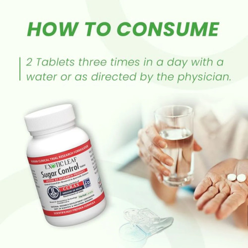Exotic Leaf Sugar Control  Tablet (60 Tablets)