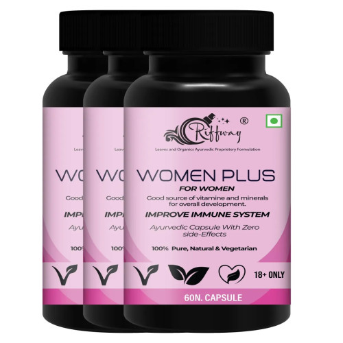 Riffway Women Plus  Capsules (60cap, Pack of 3)