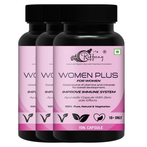 Riffway Women Plus  Capsules (15cap, Pack of 3)