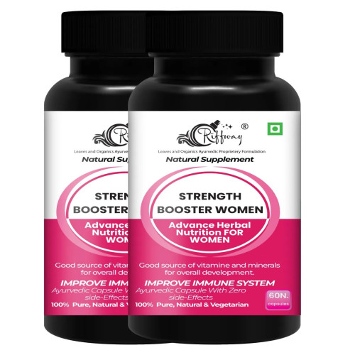 Riffway Strength Booster Women  Capsules (60cap, Pack of 2)