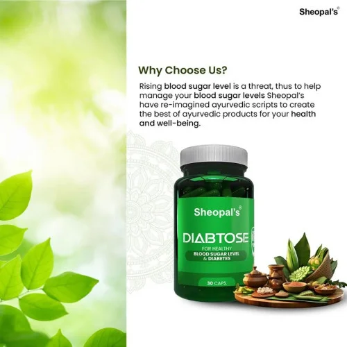 Sheopals Diabtose Diabetes  Capsules (30cap)