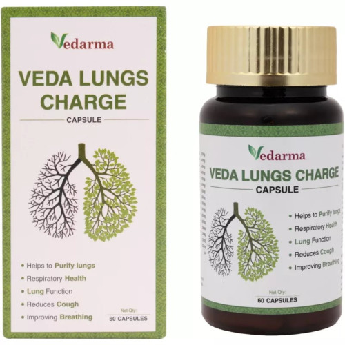 Vedarma Veda Lungs Charge  Capsules (60cap)