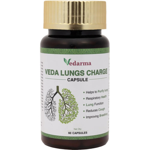 Vedarma Veda Lungs Charge  Capsules (60cap)