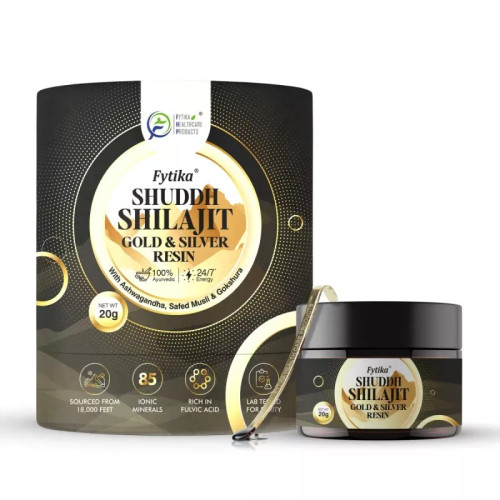 Fytika Healthcare Product Shuddh Shilajit Gold & Silver Resin (20g)