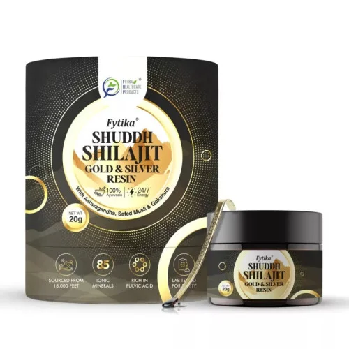 Fytika Healthcare Product Shuddh Shilajit Gold & Silver Resin (20g)