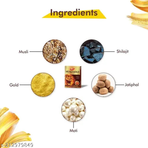 Dr Chopra Shilajit Gold + Spream Xxx Gold  Capsules (Each 10 Capsules) (1Pack)