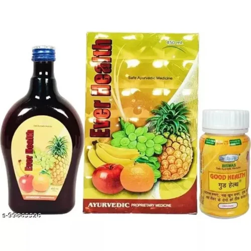 Dr Biswas Ever Health Tonic + Good Health  Capsulesule (450ml + 50 Capsules) (1Pack)