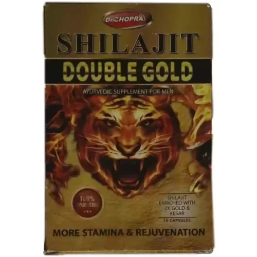 Dr Chopra Shilajit Double Gold  Capsulesule For Men (10cap)