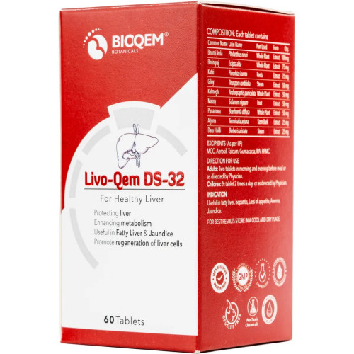 Bioqem Pharma Livo-Qem Ds-32  Tablets (60 Tablets)