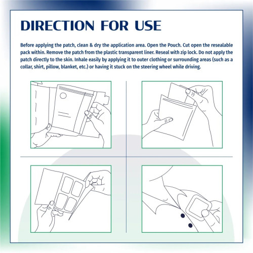 Kerala Ayurveda Breathe Easy Vapor Patch (4pcs)