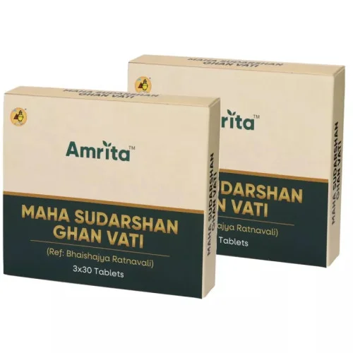 Amrita Maha Sudarshan Ghan Vati (90 Tablets, Pack of 2)