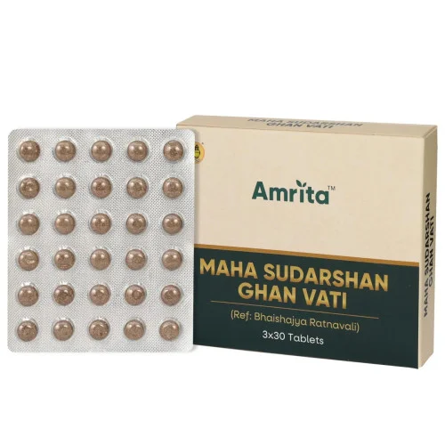 Amrita Maha Sudarshan Ghan Vati (90 Tablets, Pack of 2)