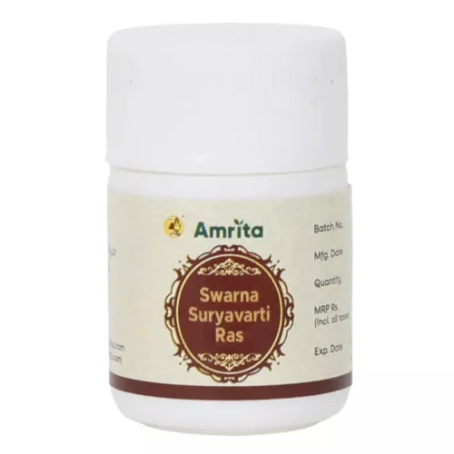 Amrita Swarna Suryavarti Ras (60 Tablets)