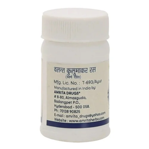 Amrita Vasant Kusumakar Ras (Swarna Rahit) (30 Tablets)