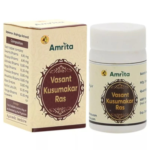 Amrita Vasant Kusumakar Ras (60 Tablets)