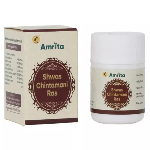 Amrita Shwas Chintamani Ras (60 Tablets)