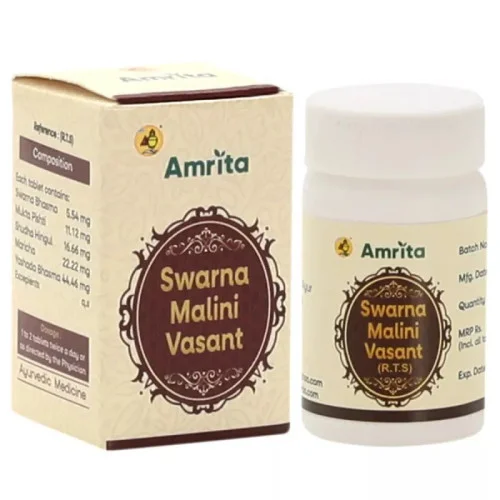 Amrita Swarna Malini Vasant Ras (60 Tablets)