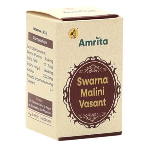 Amrita Swarna Malini Vasant Ras (60 Tablets)