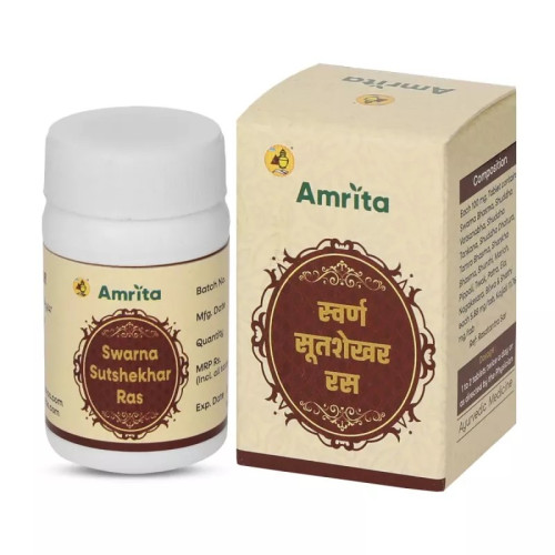 Amrita Swarna Sutshekhar Ras (60 Tablets)