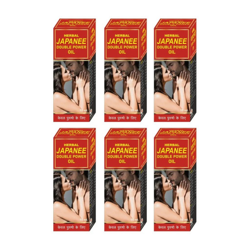 Dr Chopra Herbal Japanee Double Power Oil (15ml, Pack of 6)