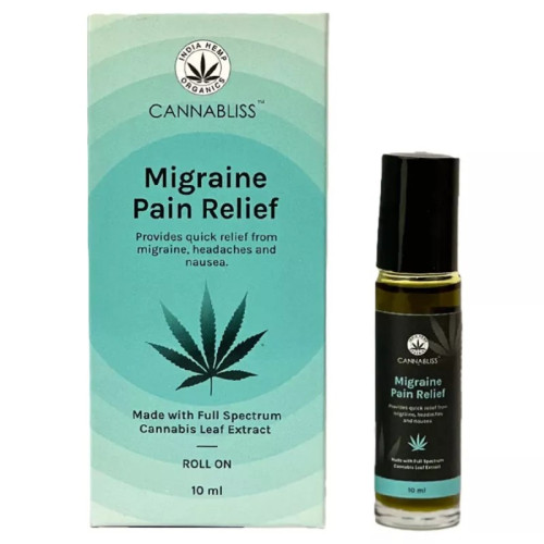 India Hemp Organics Migraine Pain Relief Roll On (10ml)