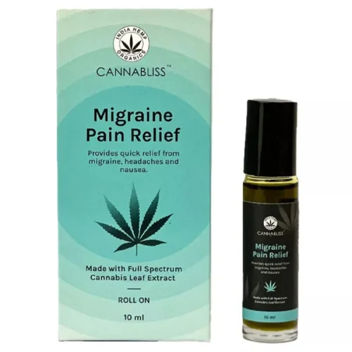 India Hemp Organics Migraine Pain Relief Roll On (10ml)