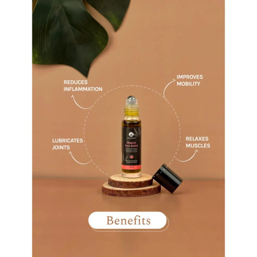 India Hemp Organics Muscle Pain Relief Roll On (10ml)