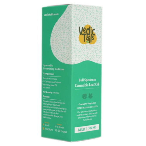 Vedic Tails Full Spectrum Cannabis Leaf Oil (Mild) (30ml)
