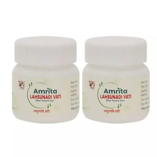 Amrita Lahsunadi Vati  Tablets (60 Tablets, Pack of 2)