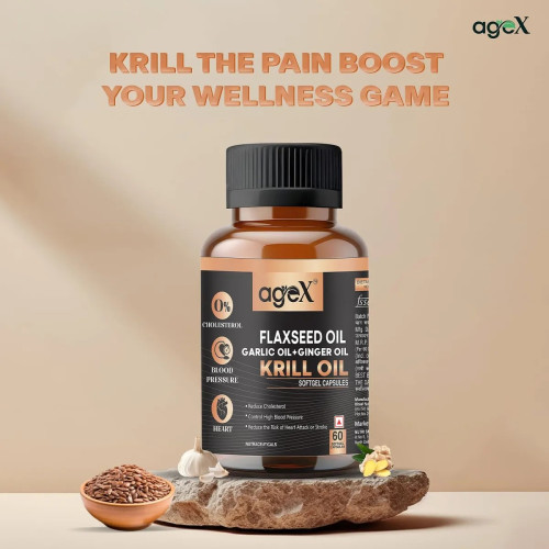 Agex Krill Oil Softgel  Capsules (60cap)