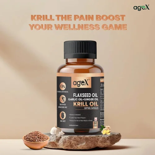 Agex Krill Oil Softgel  Capsules (60cap)