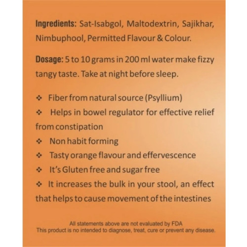 Megamucil Fizzy Isabgol (100g)