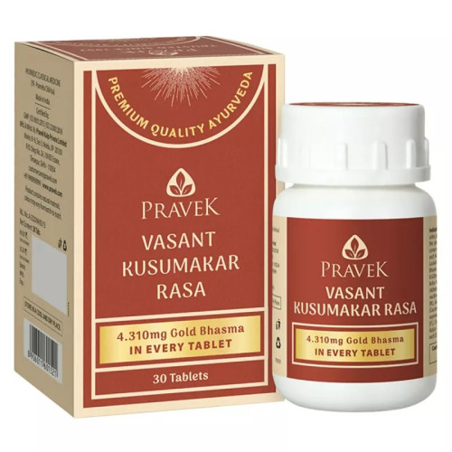 Pravek Vasant Kusumakar Rasa  Tablets (30 Tablets)