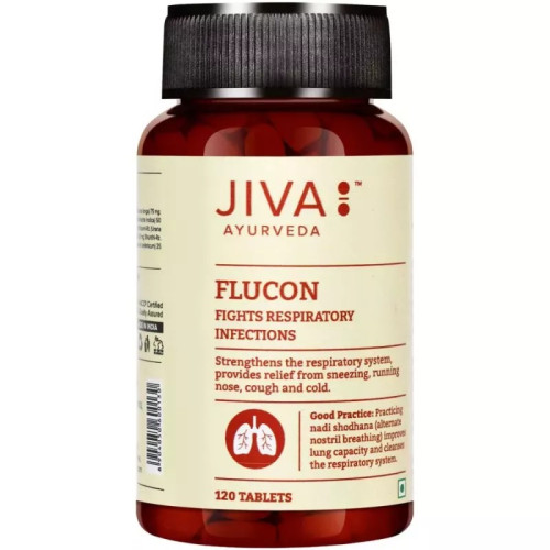 Jiva Ayurveda Flucon  Tablets (120 Tablets)