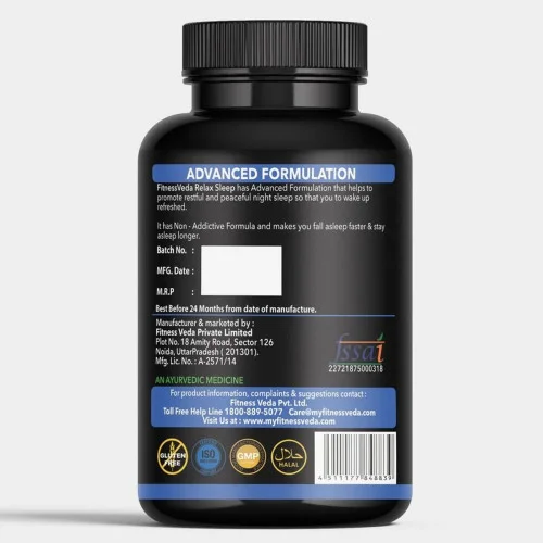 Fitness Veda Relax Sleep  Capsulesule (60cap)