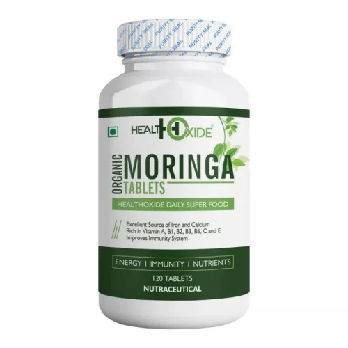 Healthoxide Organic Moringa  Tabletslats (120 Tablets)