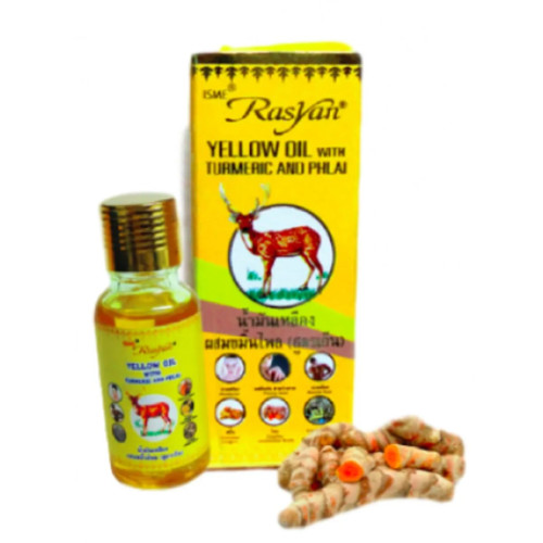 Movitronix Rasyan Yellow Oil With Turmeric & Phlai (20ml)
