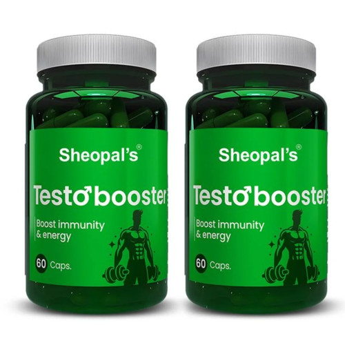 Sheopals Testo Booster  Capsules (60cap, Pack of 2)