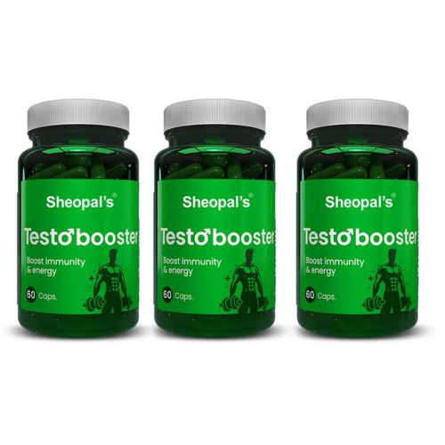 Sheopals Testo Booster  Capsules (60cap, Pack of 3)