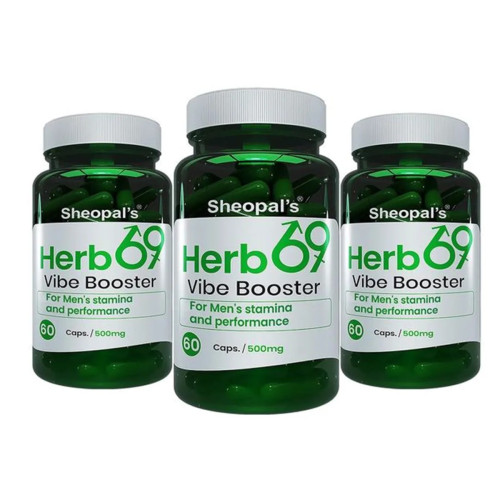 Sheopals Herb-69 Vibe Booster  Capsules (60cap, Pack of 3)