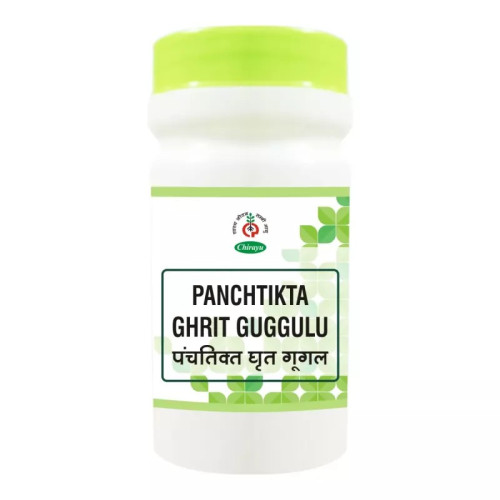 Chirayu Pharmaceuticals Panchtikta Ghrit Guggulu (100 Tablets)