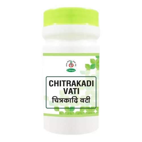 Chirayu Pharmaceuticals Chitrakadi Vati (80 Tablets)