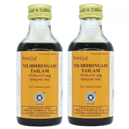 Kottakkal Nilibhringadi Tailam (200ml, Pack of 2)
