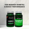 Sheopals Diabdex + Testo Boosters  Capsules (30Cap + 60Cap) (1Pack)