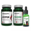 Sheopals Hyper + Pilohem  Capsules + Pilohem Oil (Each 60Cap +30ml) (1Pack)