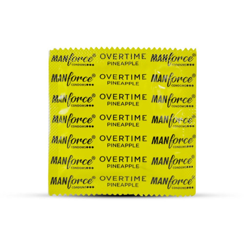 Mankind Pharma Manforce Condoms Overtime Pineapple (3pcs)