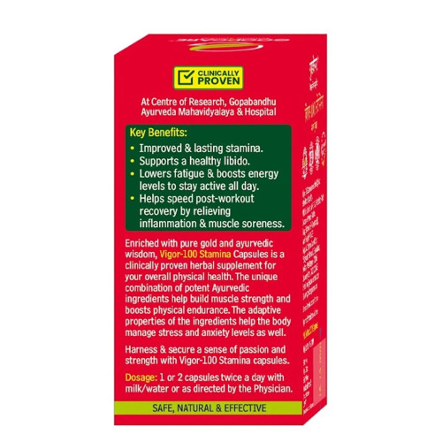 Goodcare Vigor 100 Stamina 500mg  Capsules (30cap)