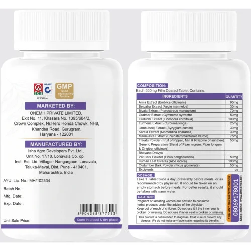 Dr Mantra Diabo Pro  Tablets (30 Tablets)