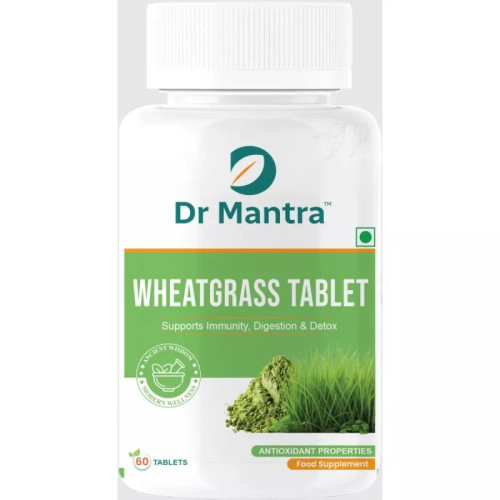 Dr Mantra Wheatgrass  Tablets (60 Tablets)