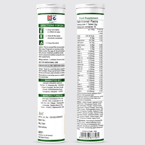 Dr Mantra 24 Green Pro  Tablets (15 Tablets)